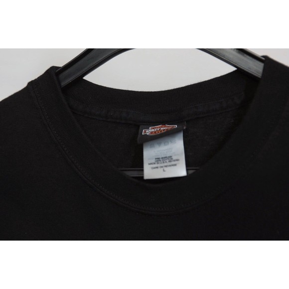 Harley Davidson Men’s T Shirt Size Large Short Sleeve Mile High Pin Up Girl - Picture 6 of 7